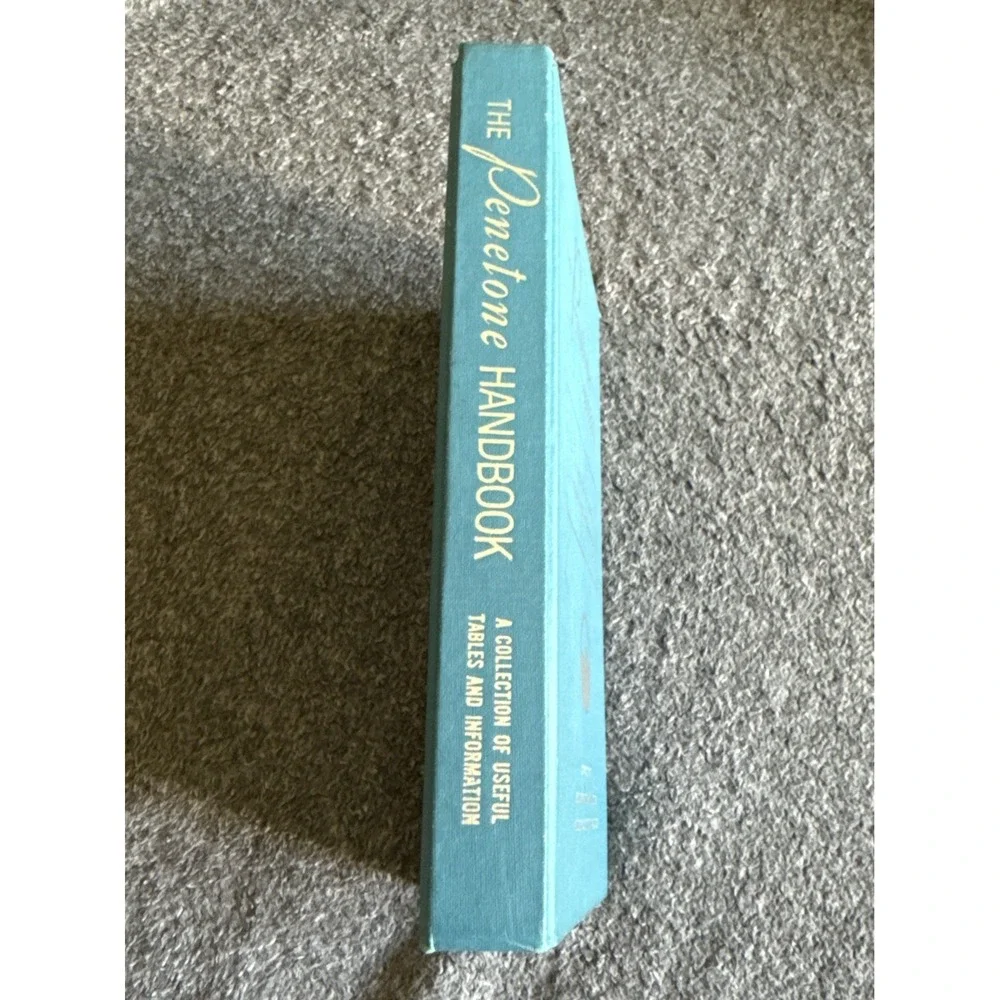 The Penetone Handbook A Collection Of Useful Tables And Information HC 1969‎